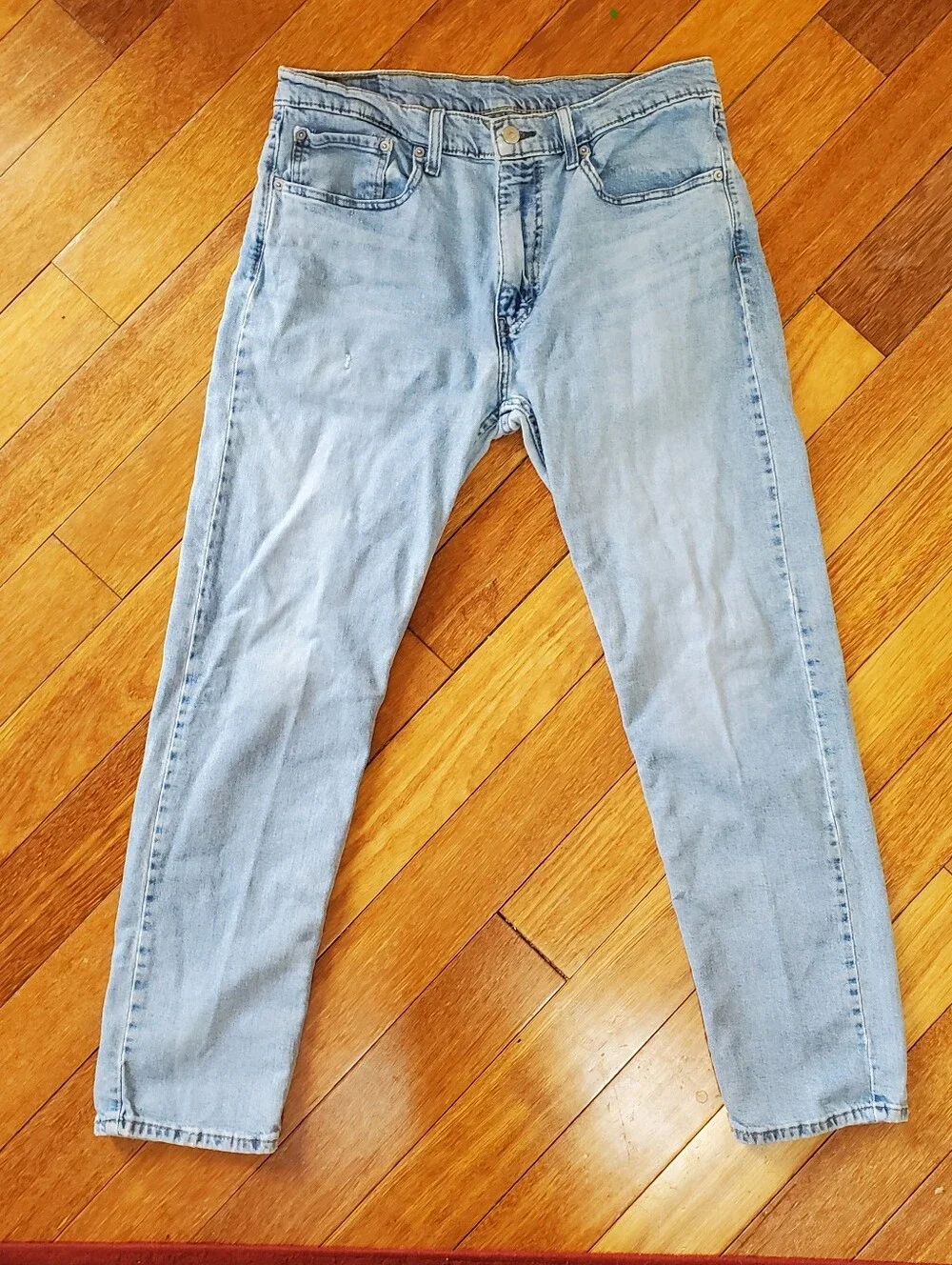 Levi's 502 Waist 36 Length 32 Light Wash Jeans 36x32 - Picture 3 of 5